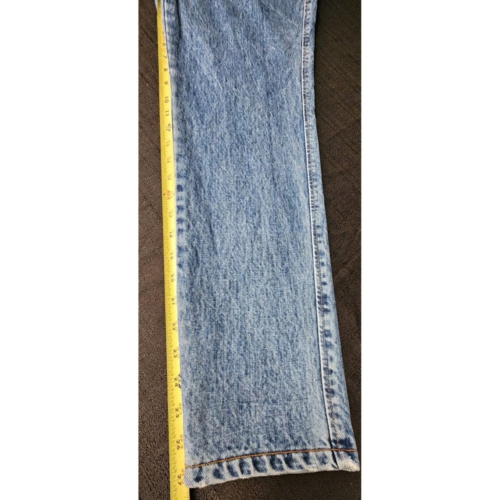 Vintage 90s‎ Marcel Dachet Denim Jeans Womens 12 W26 Blue Australia Acid Wash - Picture 12 of 12